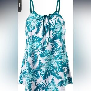 Two Piece Tankini Bathing Suits Floral Tummy Control Swimsuits Boy Shorts